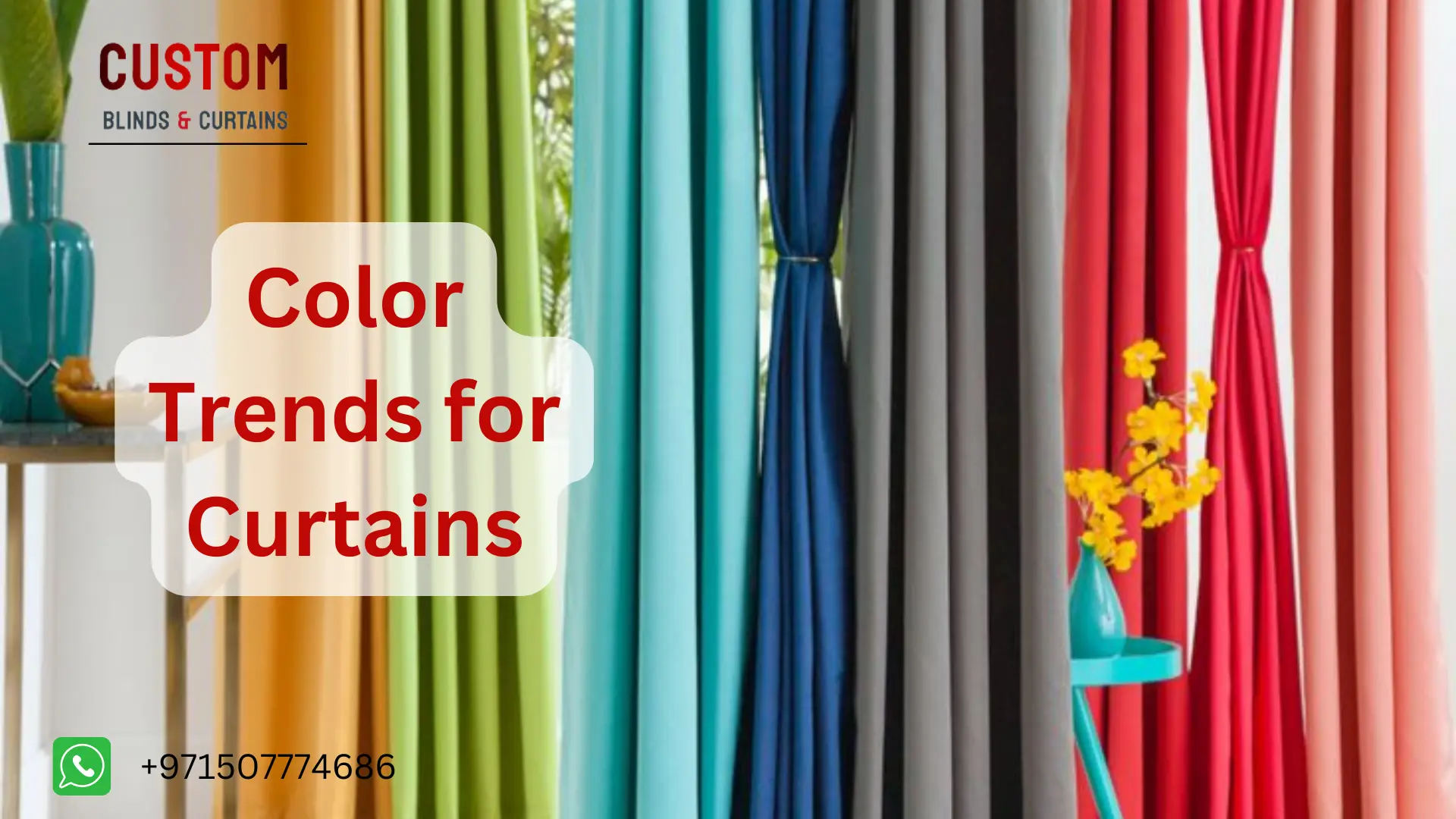 bold color trends for curtains