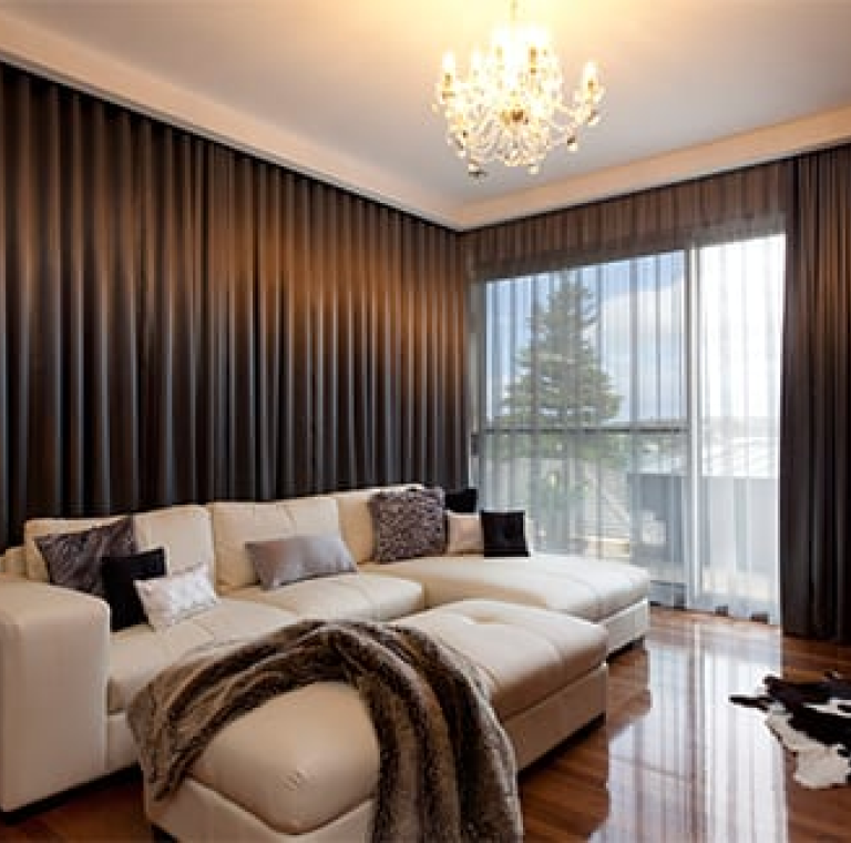 Motorized Curtains for living room